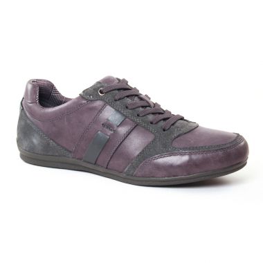 Tennis Geox Houston Grey, vue principale de la chaussure homme
