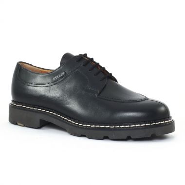 Chaussures Basses À Lacets Christian Pellet Montario Noir, vue principale de la chaussure homme