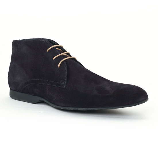 Chaussures Montantes Christian Pellet Darwin Navy, vue principale de la chaussure homme