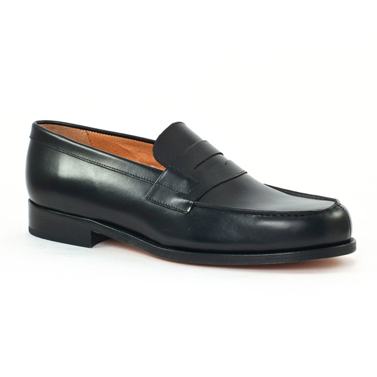 Mocassins Et Bateaux Christian Pellet Colbert Noir, vue principale de la chaussure homme