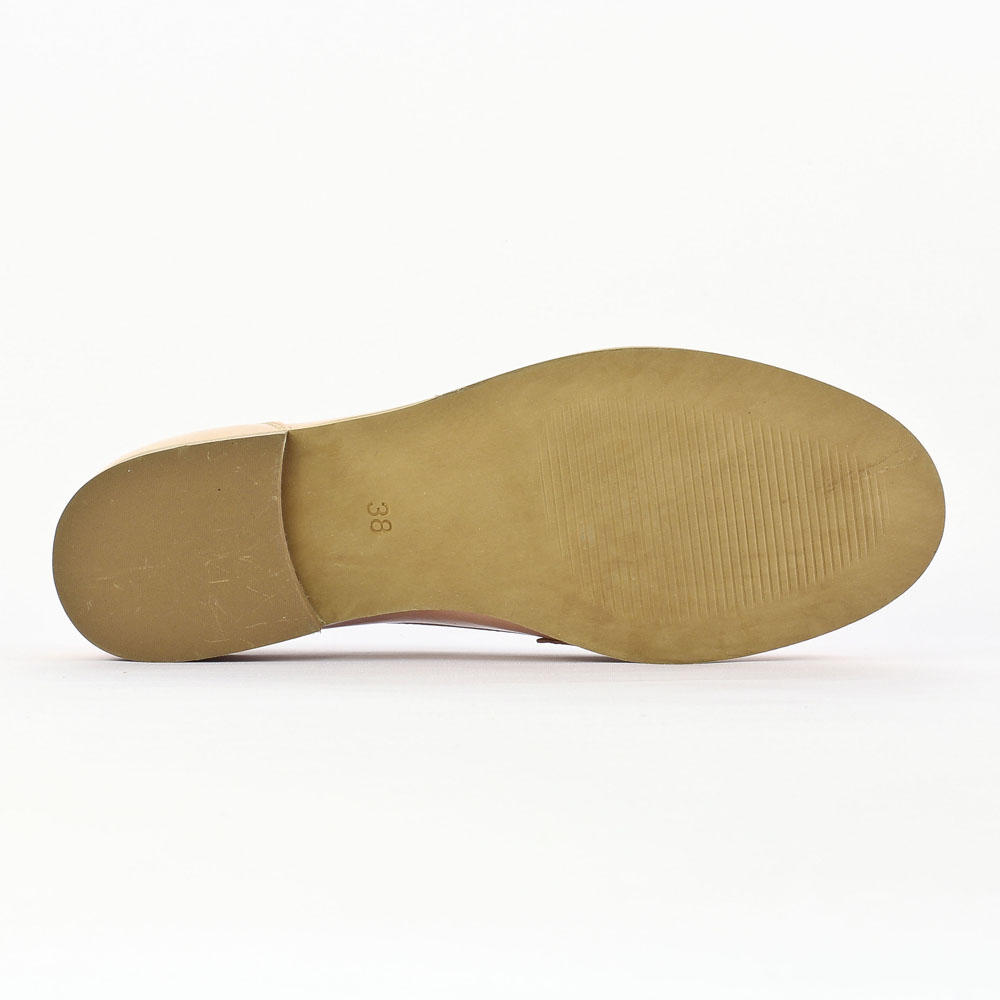 Scarlatine Co9489 Coral mocassins rose pale printemps ete chez TROIS PAR 3