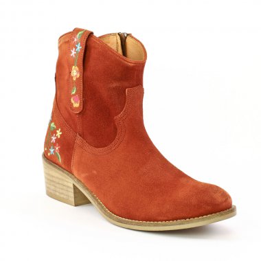 Boots Scarlatine Co9454B Brique, vue principale de la chaussure femme