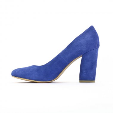 escarpins bleu mode femme printemps été - Photo Produit 3