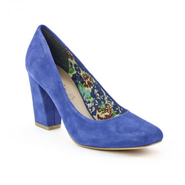 escarpins bleu mode femme printemps été - Photo Produit 1