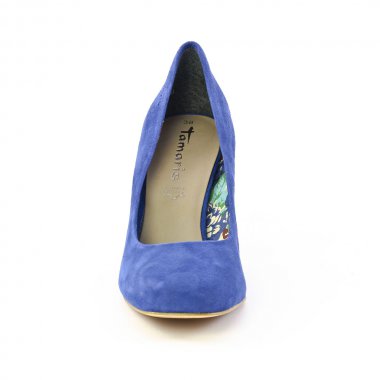 escarpins bleu mode femme printemps été - Photo Produit 6