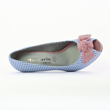escarpins bleu mode femme printemps été - Photo Produit 4
