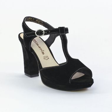 Escarpins Salomé Tamaris 28393 Black, vue principale de la chaussure femme