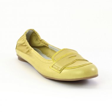 Mocassins Scarlatine 7672 Jaune, vue principale de la chaussure femme