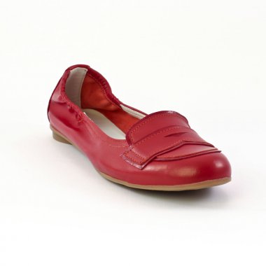 Mocassins Scarlatine 7672 Rouge, vue principale de la chaussure femme