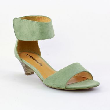 Nu-Pieds Tamaris 28223 Pistache, vue principale de la chaussure femme