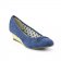 ballerines compensées bleu mode femme printemps été vue 1