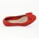 ballerines compensées rouge mode femme printemps été vue 4