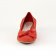 ballerines compensées rouge mode femme printemps été vue 6