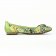 ballerines vert mode femme printemps été vue 2