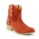 boots orange mode femme printemps été vue 1