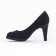 escarpins bout ouvert noir mode femme printemps été vue 3