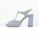 escarpins salomé bleu mode femme printemps été vue 3