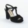 escarpins salomé noir mode femme printemps été vue 1