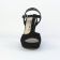 escarpins salomé noir mode femme printemps été vue 6