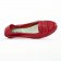 mocassins rouge mode femme printemps été vue 4