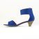 nu-pieds bleu mode femme printemps été vue 3