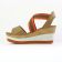 nu-pieds compensés orange multicolore mode femme printemps été vue 2