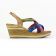 nu-pieds compensés rose multicolore mode femme printemps été vue 2