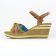 nu-pieds compensés rose multicolore mode femme printemps été vue 3