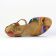 nu-pieds compensés rose multicolore mode femme printemps été vue 4