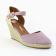 nu-pieds compensés violet mode femme printemps été vue 1