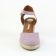 nu-pieds compensés violet mode femme printemps été vue 6