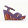 nu-pieds compensés violet multicolore mode femme printemps été vue 2