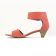 nu-pieds rose orange mode femme printemps été vue 3