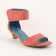 nu-pieds rose orange mode femme printemps été vue 1