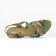 nu-pieds talons hauts vert multicolore mode femme printemps été vue 4