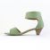 nu-pieds vert mode femme printemps été vue 3