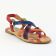 sandales multicolore mode femme printemps été vue 1