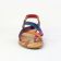sandales multicolore mode femme printemps été vue 6
