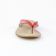 sandales rose orange mode femme printemps été vue 6