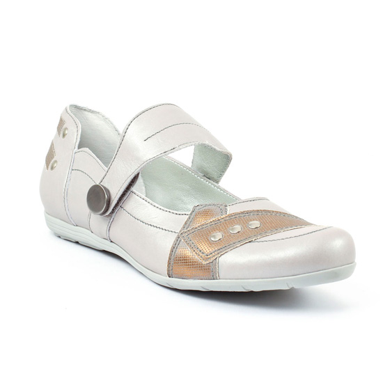 Babies Scarlatine 7569 Gris Metal, vue principale de la chaussure femme