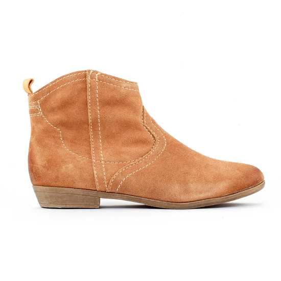 boots marron mode femme printemps été - Photo Produit 2