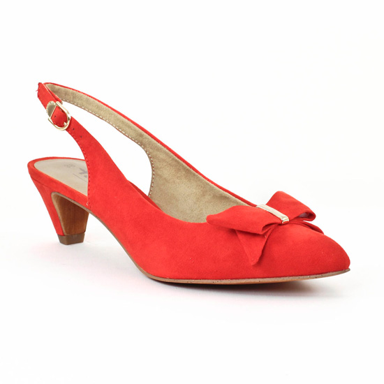 Escarpins Tamaris 29500 Red, vue principale de la chaussure femme