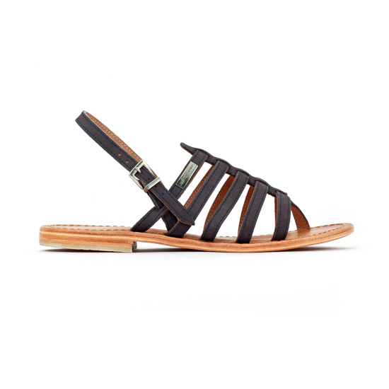 sandales bleu marine mode femme printemps été - Photo Produit 2