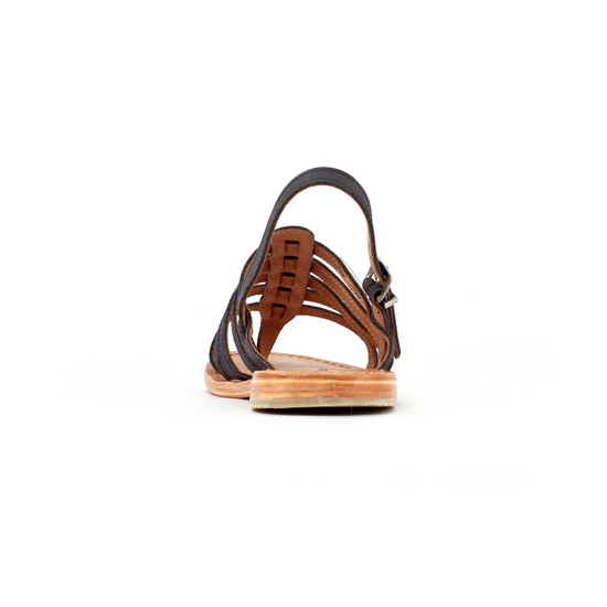 sandales bleu marine mode femme printemps été - Photo Produit 7