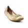 ballerines doré mode femme printemps été vue 1