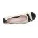ballerines talon blanc noir mode femme printemps été vue 4