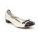 ballerines talon blanc noir mode femme printemps été vue 1
