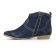 boots bleu marine mode femme printemps été vue 3