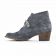bottines à lacets gris mode femme printemps été vue 3