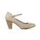 escarpins brides beige clair mode femme printemps été vue 2
